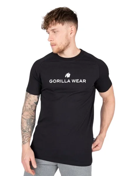 Gorilla wear pánské triko davis t-shirt black