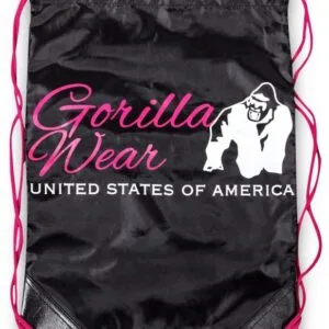 Gorilla wear taška drawstring bag černá/růžová