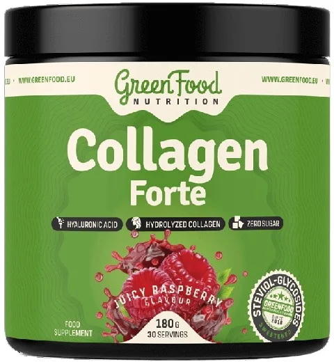 Greenfood collagen forte 180 g - citron