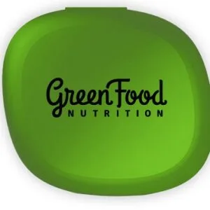 Greenfood pillbox (zásobník na tablety) - zelená