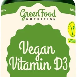 Greenfood vegan vitamin d3 90 kapslí