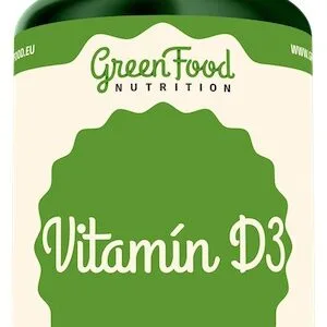 Greenfood vitamin d3 60 kapslí