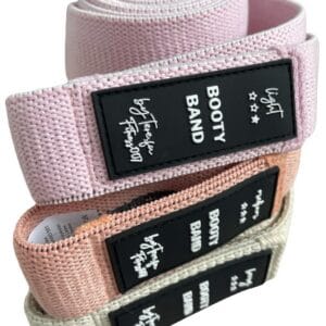 Guma na cvičení - long booty band tere.fu - set 3 gum (textilní)