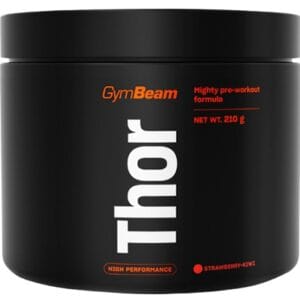 Gymbeam předtréninkový stimulant thor 210 g - zelené jablko
