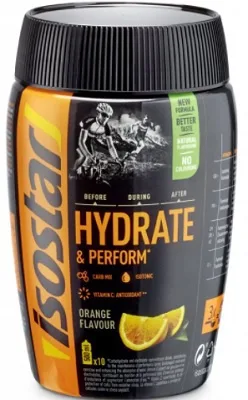 Isostar hydrate & perform 400 g - pomeranč