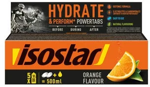 Isostar power 10 tablet - pomeranč