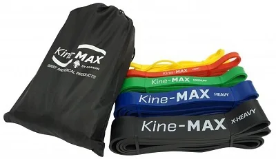 Kine-max posilovací guma super loop resistance band kit set (5 ks -