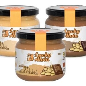 Lucky alvin arašídový krém s čokoládou 330 g