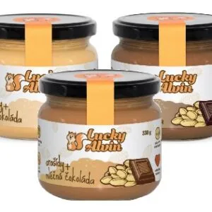 Lucky alvin arašídový krém s čokoládou 330 g