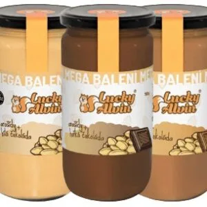 Lucky alvin arašídový krém s čokoládou mega balení 750 g