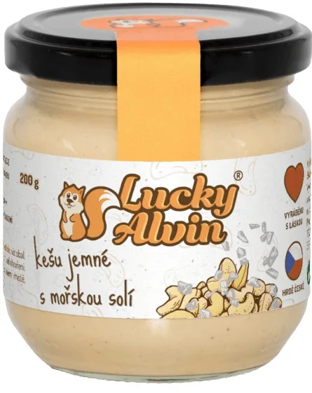 Lucky alvin kešu jemné s mořskou solí