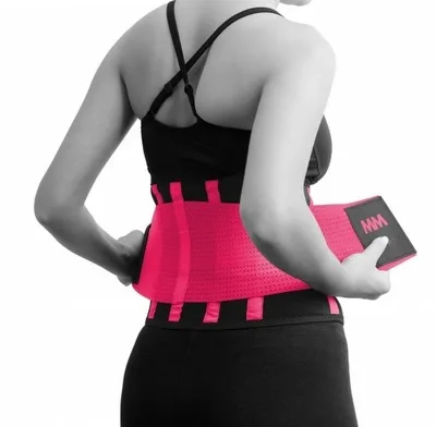 Mad max slimming belt mfa277 růžová - s