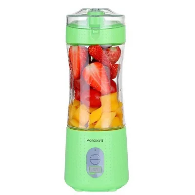 Morgenvit přenosný mixér 380 ml - zelená