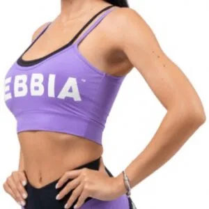 Nebbia dvouvrstvá sportovní podprsenka flex 241 lila