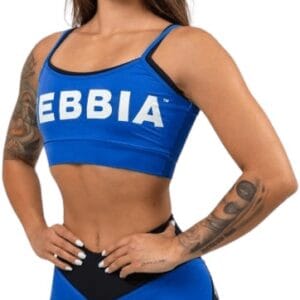 Nebbia dvouvrstvá sportovní podprsenka flex 241 modrá - xs