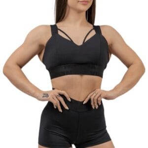 Nebbia intense dámská sportovní podprsenka s výstuží iconic 844 černá