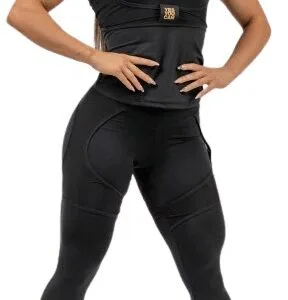 Nebbia intense dámské sportovní legíny se síťkou 838 gold