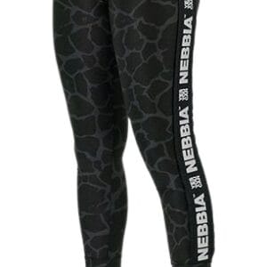 Nebbia nature-inspired dámské legíny s vysokým pasem 546 černá - s