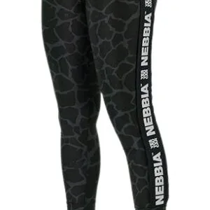 Nebbia nature-inspired dámské legíny s vysokým pasem 546 černá - xs