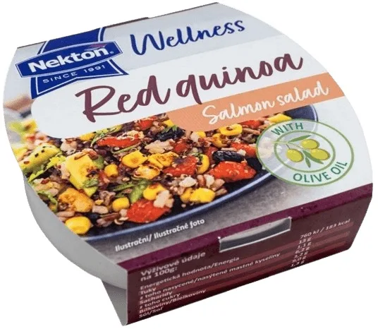 Nekton lososový salát wellness 160 g - red quinoa