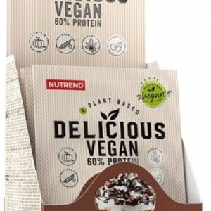 Nutrend delicious vegan protein 5x30 g - čokoláda/lískový ořech