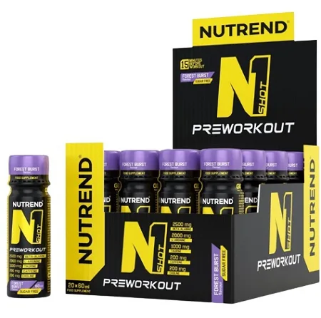 Nutrend n1 pre-workout shot 20x60 ml