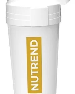 Nutrend šejkr 700 ml průhledný se zlatým logem