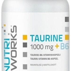 Nutriworks taurine 1000mg + b6 90 kapslí