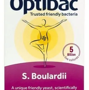 Optibac saccharomyces boulardii (probiotika při průjmu)