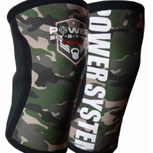 Power system kolenní bandáže knee sleeves camo - s/m