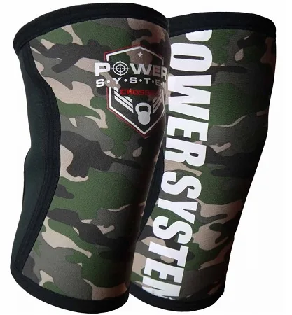 Power system kolenní bandáže knee sleeves camo - s/m