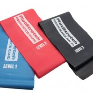 Power system posilovací guma flat stretch band level 3 - šedá