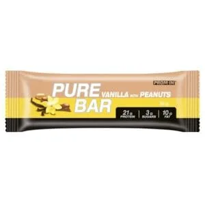 Prom-in essential pure bar 65 g - vanilka s arašídy