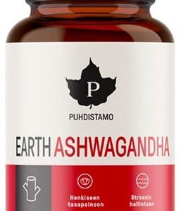 Puhdistamo earth ashwagandha bio 120 kapslí