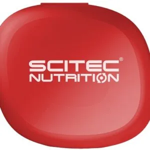 Scitec pillbox červený (zásobník na tablety)