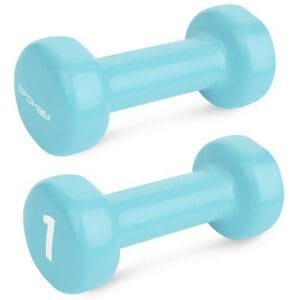 Spokey shape iv činky 2x1 kg - tyrkysová