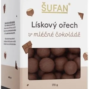 Šufan lískový ořech 170 g - mléčná čokoláda
