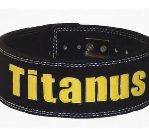 Titánus fitness opasek s pákovou přezkou 10/8 černý