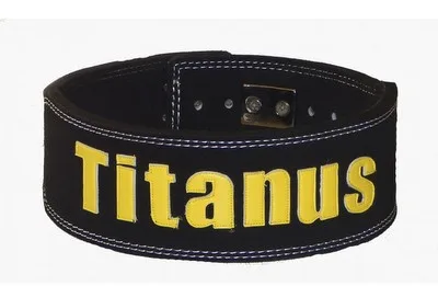 Titánus fitness opasek s pákovou přezkou 10/8 černý - s