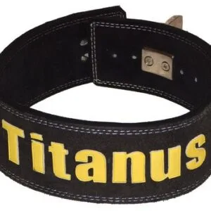 Titánus fitness opasek s pákovou přezkou černý