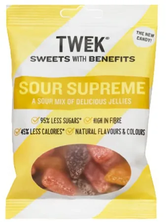 Tweek gumové bonbony 80 g - sour supreme