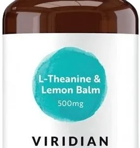 Viridian l-theanine & lemon balm (l-theanin s meduňkou) 30 kapslí