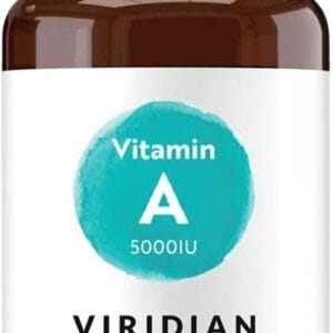 Viridian vitamin a 5000iu 60 kapslí