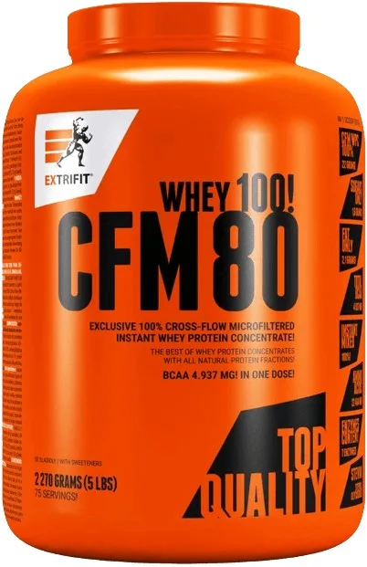 Extrifit cfm instant whey 80 2270 g - čokoláda