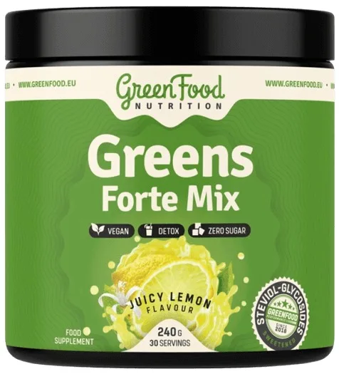 Greenfood greens forte mix 240 g - citron