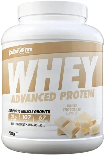 Per4m whey protein 2010 g - bílá čokoláda