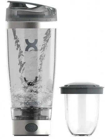 Promixx pro elektrický šejkr dobíjecí 600 ml - ocelově stříbrná