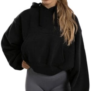 Exalted dámská oversized mikina comfy-nest™ černá - s