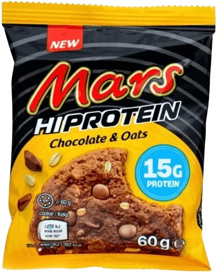 Mars protein mars hiprotein cookie 60 g - čokoláda/oves