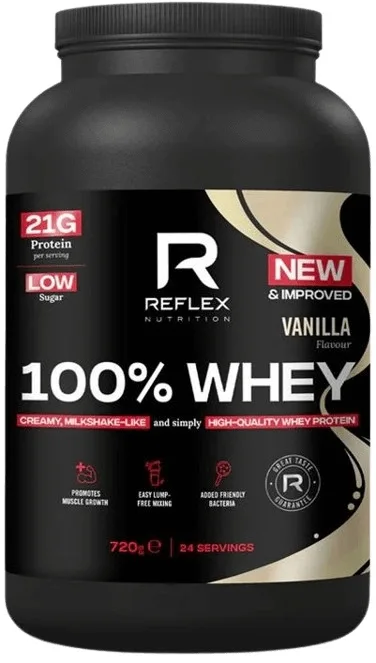Reflex 100% whey protein 720 g new - slaný arašídový karamel